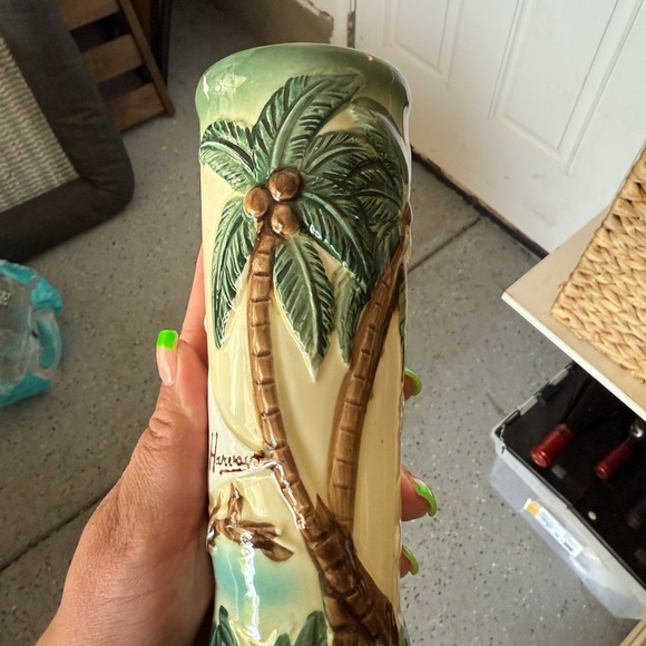 Vintage Japanese Tiki Ceramic Glass - Picture 2 of 5